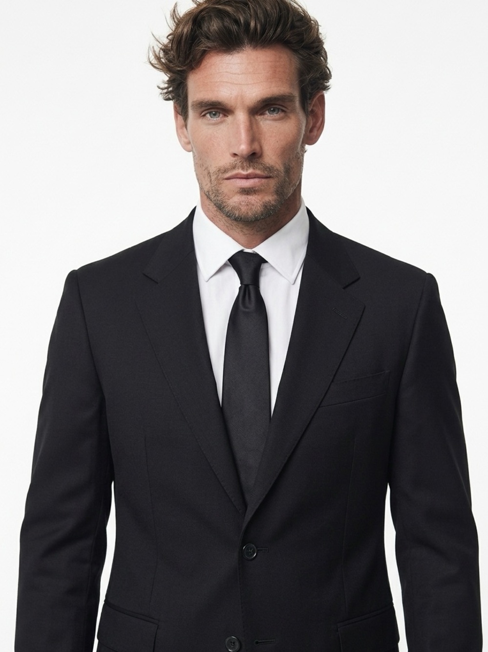ARMANI COLLEZIONI | Midnight Color 100% Wool Blazer Made in Italy Men’s 42